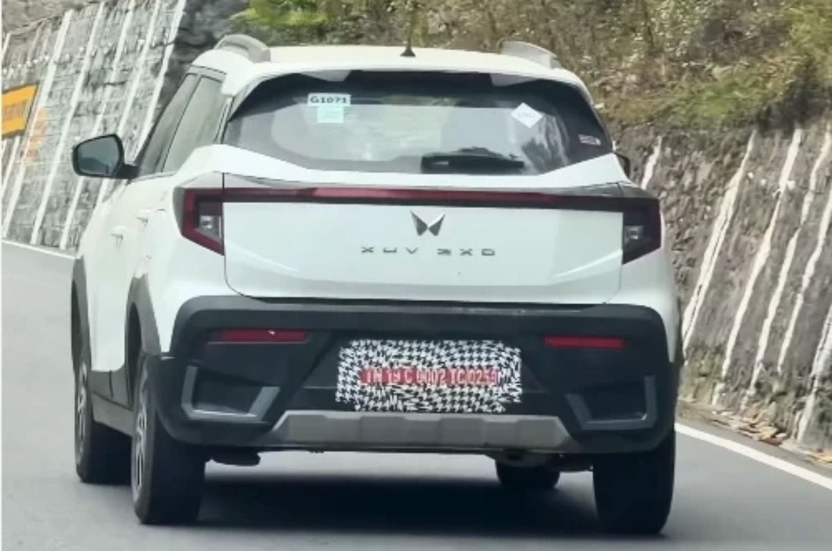 Mahindra XUV 3XO CNG Spied Ahead of October 15 Debut