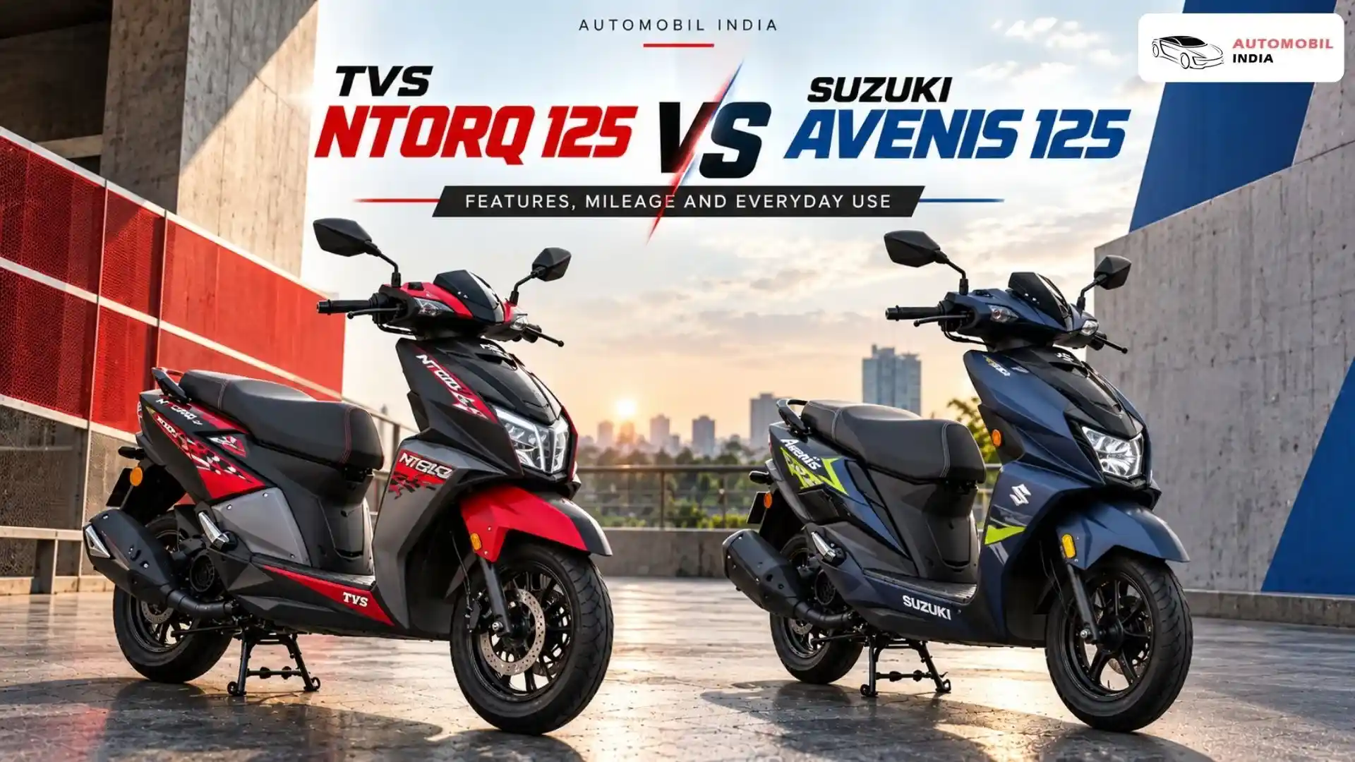 TVS Ntorq 125 vs Suzuki Avenis 125: Features, Mileage and Everyday Use