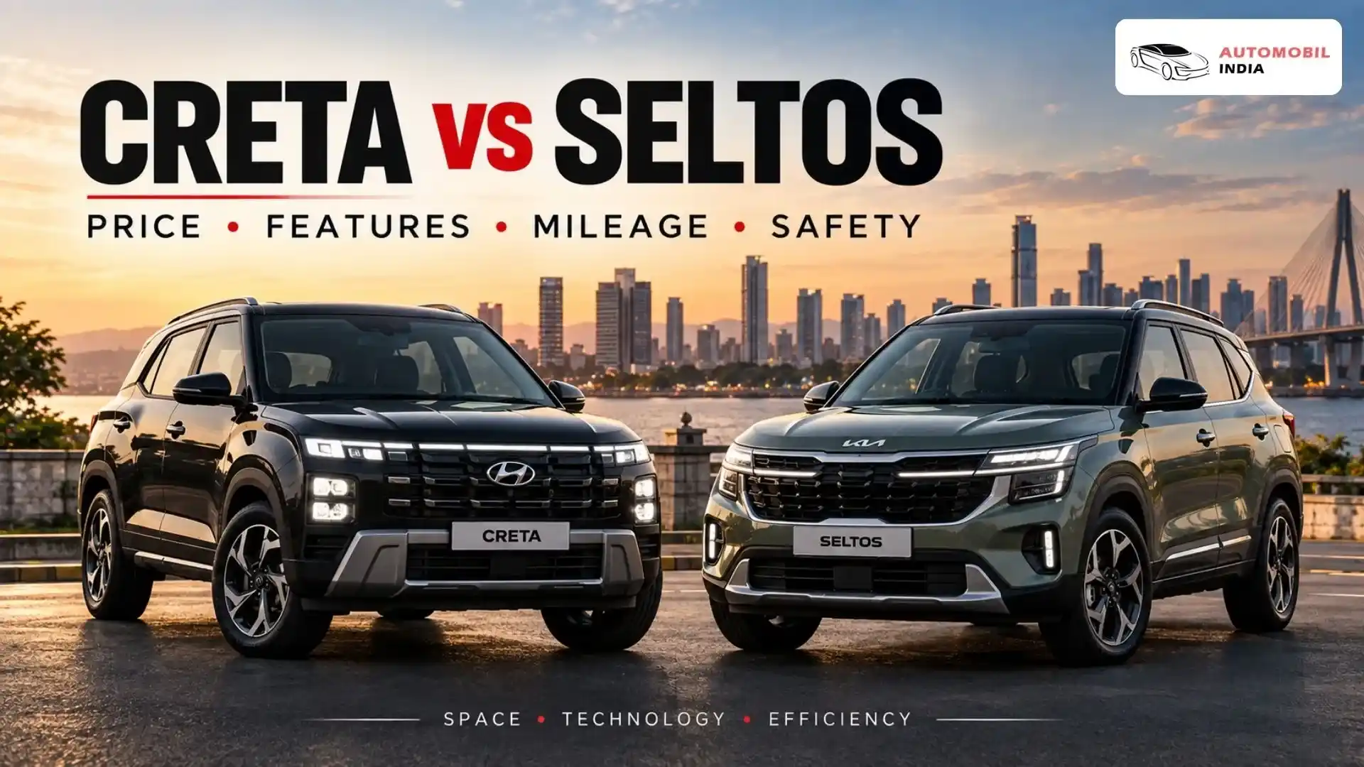 Hyundai Creta vs Kia Seltos: Price, Features, Mileage and Safety