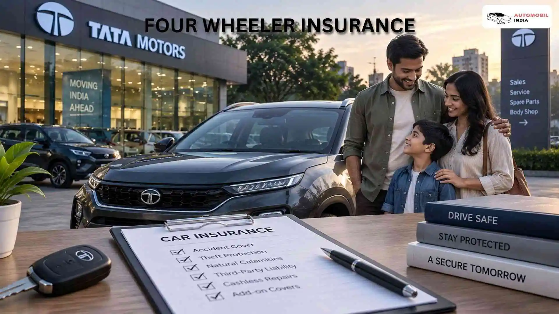Four-Wheeler Car Insurance: Types, Coverage, Cost Factors and Buying Guide