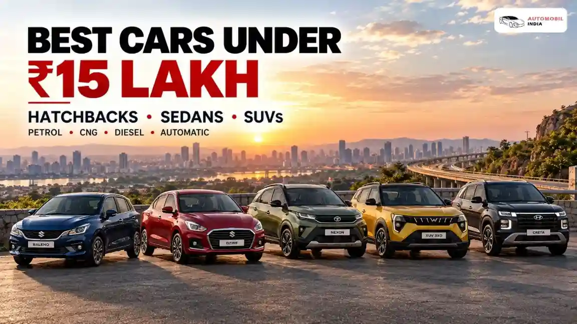 Best SUVs Under ₹15 Lakh in India: Price, Mileage and Safety