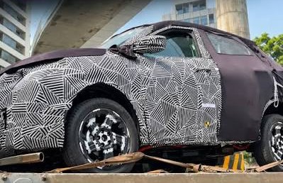 Next-Gen Tata Nexon EV Spied on Flatbed Truck