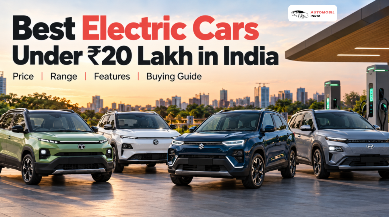 Best Electric Cars Under ₹20 Lakh in India (2026): Price, Range & Buying Guide