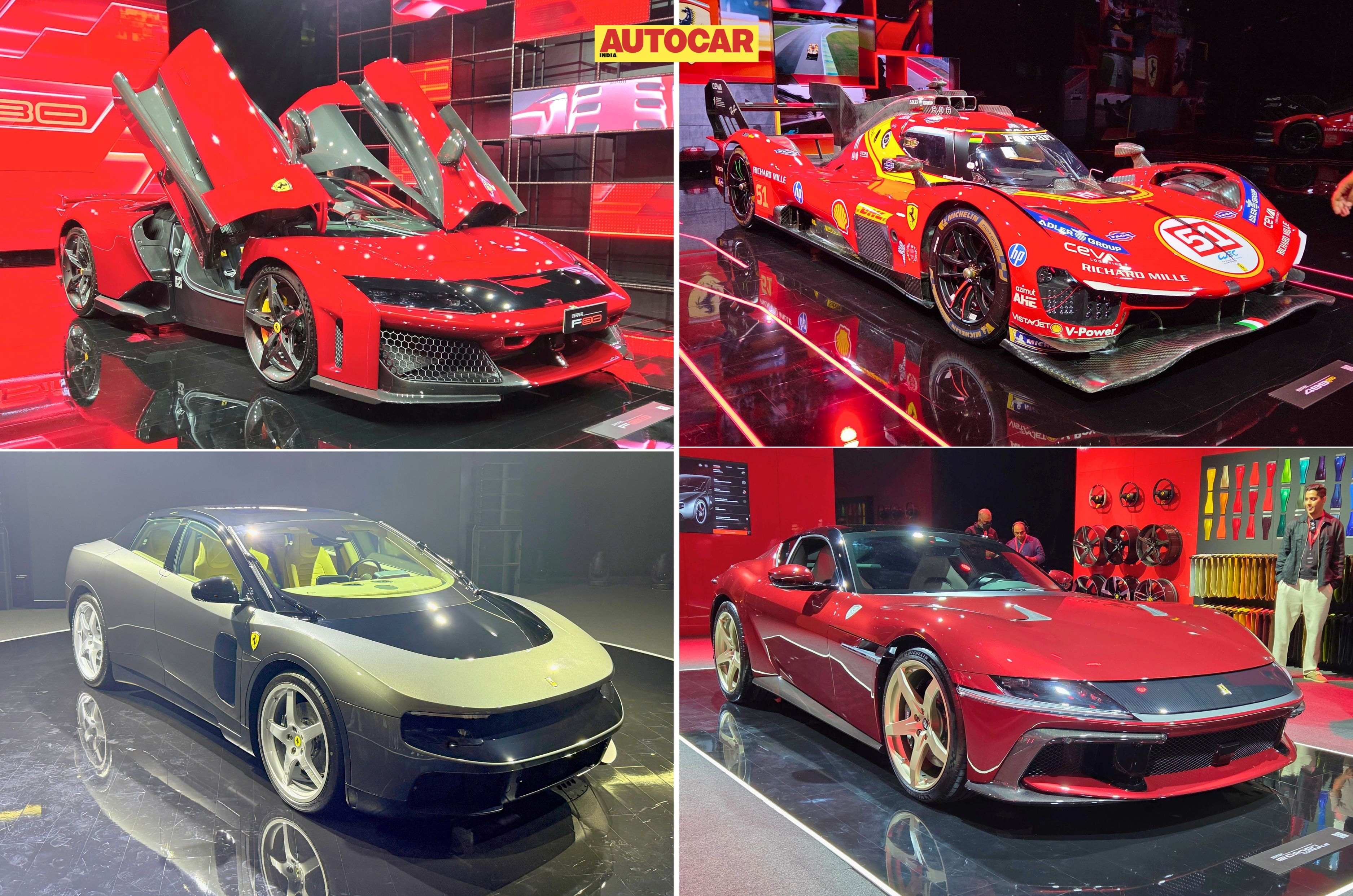 Ferrari Showcases F80, Luce, and 12Cilindri Manuale in India
