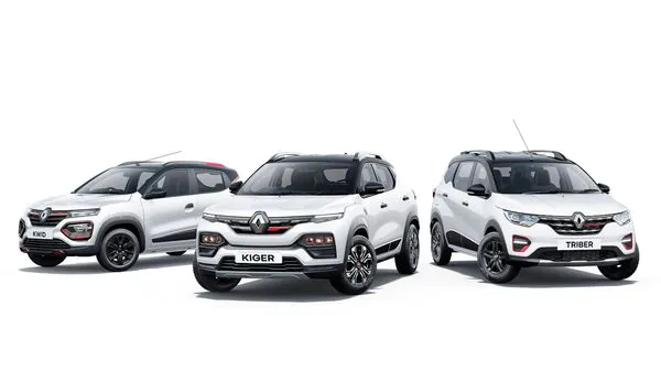 Renault Kiger, Kwid and Triber gets red accents on the exterior for the Festive Limited Edition. 