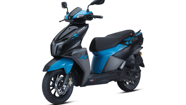 TVS Ntorq 125 Race Edition in Marine Blue colour