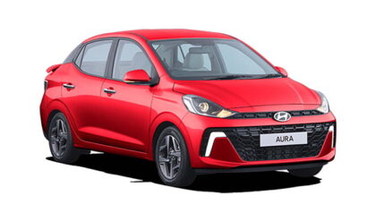 Hyundai Aura - Fiery Red