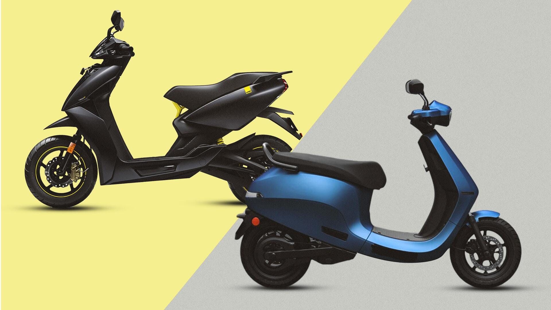 How Ola S1 Pro (2nd Generation) fares against Ather 450X