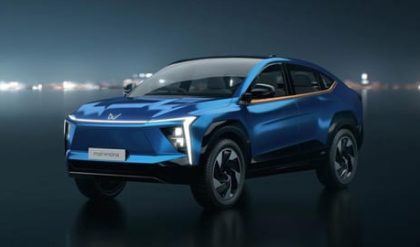 Mahindra XUV.e9 electric SUV's interiors previewed in spy shots