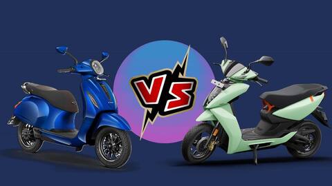 How 2024 Bajaj Chetak e-scooter fares against Ather 450S