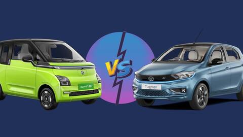 How MG Comet EV fares against Tata Tiago.ev