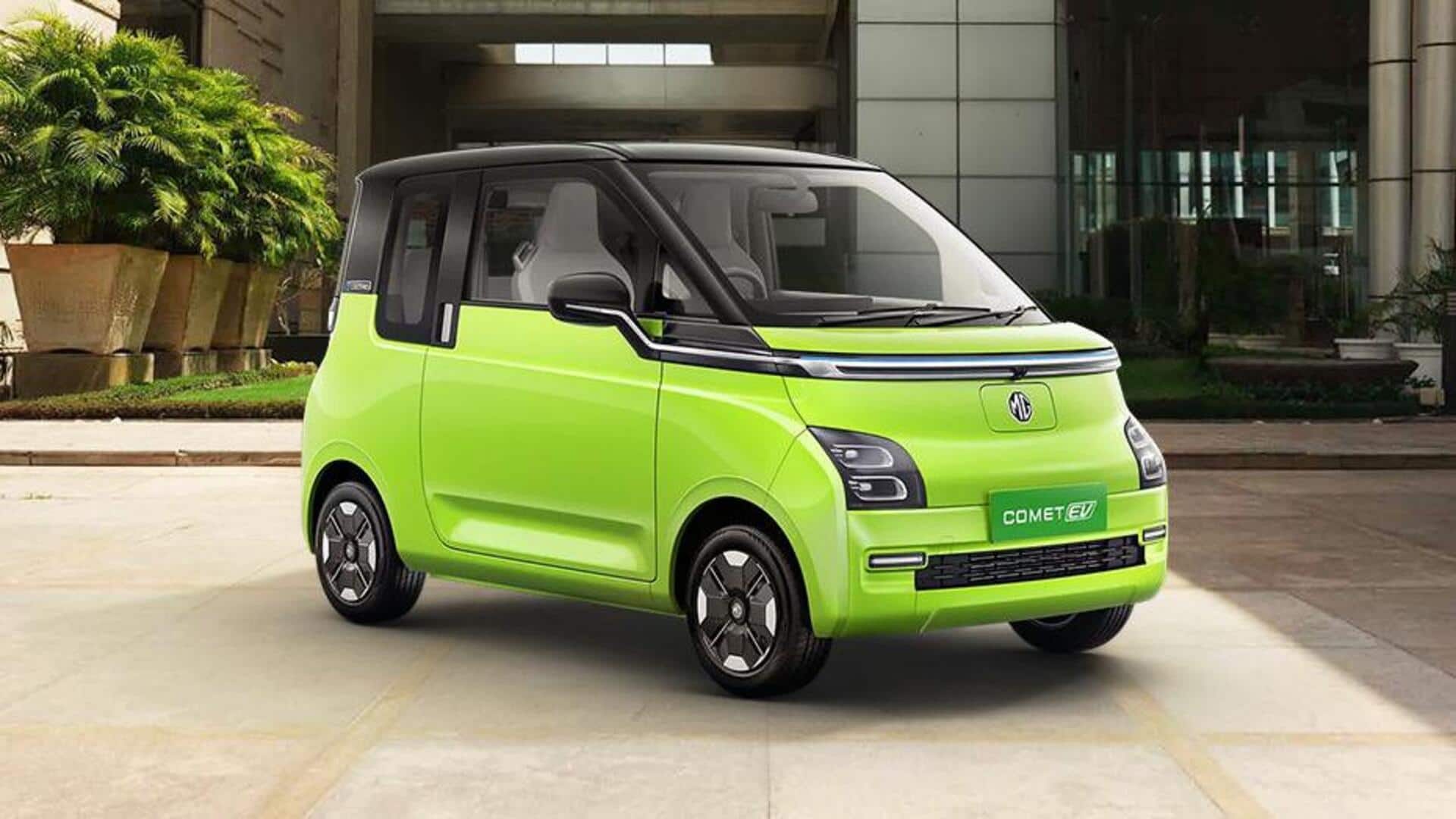MG Comet EV with quicker charging arrives at Rs. 8.2L
