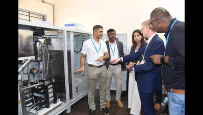 25kW AEM electrolyser for green hydrogen production demonstrated at Sahyadri college