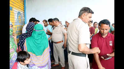 Commotion outside Rohtak gas agency amid LPG supply concerns