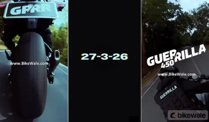 2026 Royal Enfield Guerrilla 450 Teased Before Launch