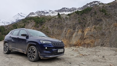The Compass complements the hilly areas perfectly with its torquey engine, all-wheel drive capability and compliant ride quality. (Paarth Khatri/ HT Auto)