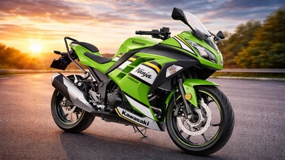 The Ninja 300 uses a liquid-cooled parallel-twin engine.