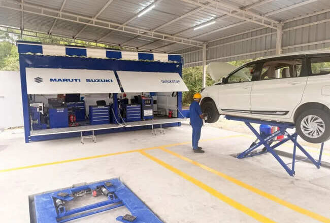Maruti Suzuki rolls out container-based 'Quickstop' service units in major cities