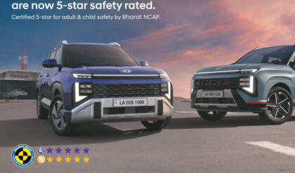 The all-new Hyundai VENUE & VENUE N Line Achieve 5-Star Safety Rating at Bharat NCAP