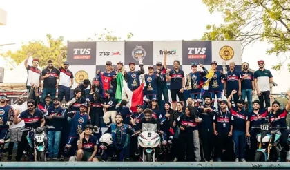TVS Apache Racing Experience GP completes first international season finale at MIC