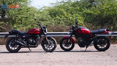 Despite being in different segments, the Royal Enfield Hunter 350 and Yamaha XSR 155 are positioned in a similar price bracket.