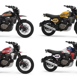 2026 Yezdi Scrambler Available in Four Colours