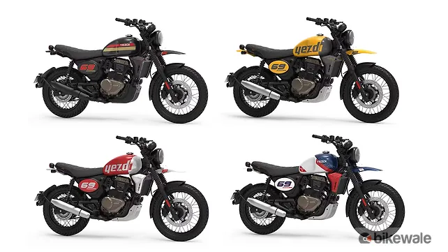 2026 Yezdi Scrambler Available in Four Colours