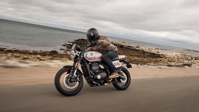 The Triumph Tracker 400 is a flat-track-inspired street bike that churns out 39 bhp peak power and 32 Nm of maximum torque.