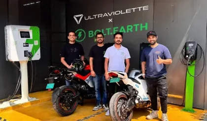 Ultraviolette and Bolt.Earth Cross 130 Fast-Charging Stations