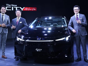 The 2026 Honda City facelift was launched in India with prices starting from  ₹11.99 lakh (ex-showroom).