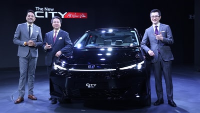 The 2026 Honda City facelift was launched in India with prices starting from  ₹11.99 lakh (ex-showroom).