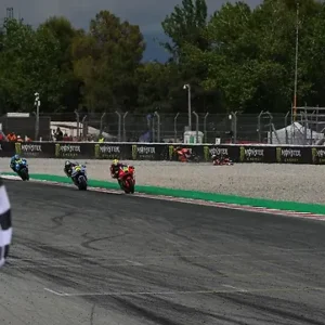 MotoGP 2026:  VR46 Ducati's Fabio Di Giannantonio wins chaotic Catalunya GP