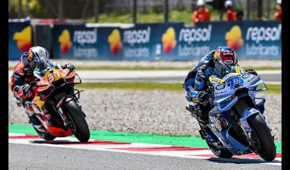 MotoGP 2026: Gresini Ducati's Alex Marquez wins thrilling Catalunya GP Sprint