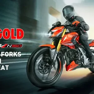 Bajaj Pulsar N160 Golden USD Fork Launched at Rs. 1.22 Lakh