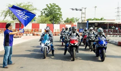 Yamaha Track Day Organised in Gurugram