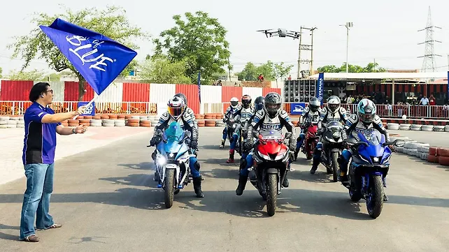 Yamaha Track Day Organised in Gurugram