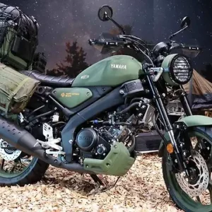 Yamaha XSR155 Olive-green Custom Unveiled in Japan