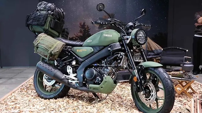 Yamaha XSR155 Olive-green Custom Unveiled in Japan