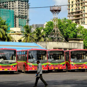 BEST employees protest in Mumbai