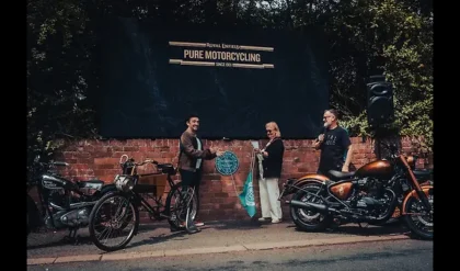 Royal Enfield marks 125 years with Redditch heritage plaque