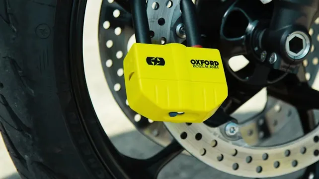 Oxford Security Locks Adds a Useful Layer for Your Motorcycle at Rs.5,700