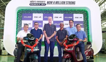 TVS iQube crosses one million production milestone