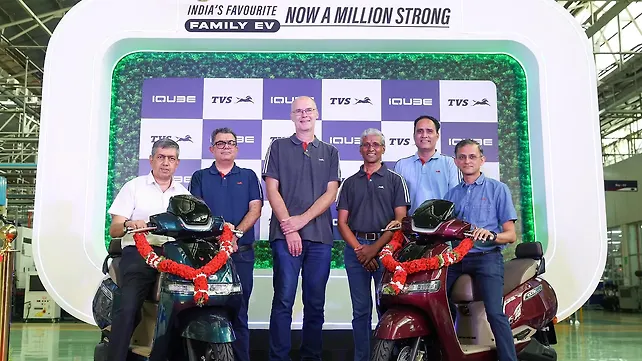 TVS iQube crosses one million production milestone
