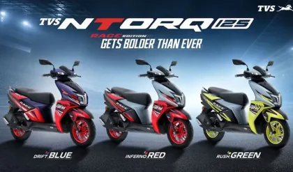2026 TVS Ntorq 125 Race Edition Available in Three Colours