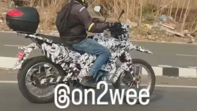 Upcoming Bajaj Adventure Bike Spotted Testing