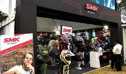 SMK Showcases Ares Helmet and Infinity Rush Riding Jacket