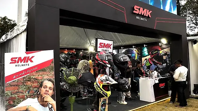 SMK Showcases Ares Helmet and Infinity Rush Riding Jacket