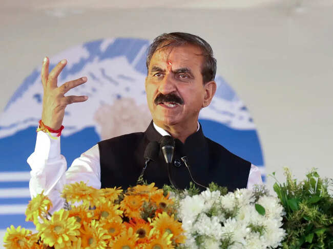 Sukhu attends oath-taking ceremony in Dharamshala