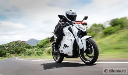 Ultraviolette F77 Mach 2 Motorcycles Ridden At Isle of Man TT Mountain Course