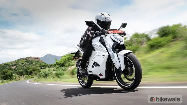 Ultraviolette F77 Mach 2 Motorcycles Ridden At Isle of Man TT Mountain Course